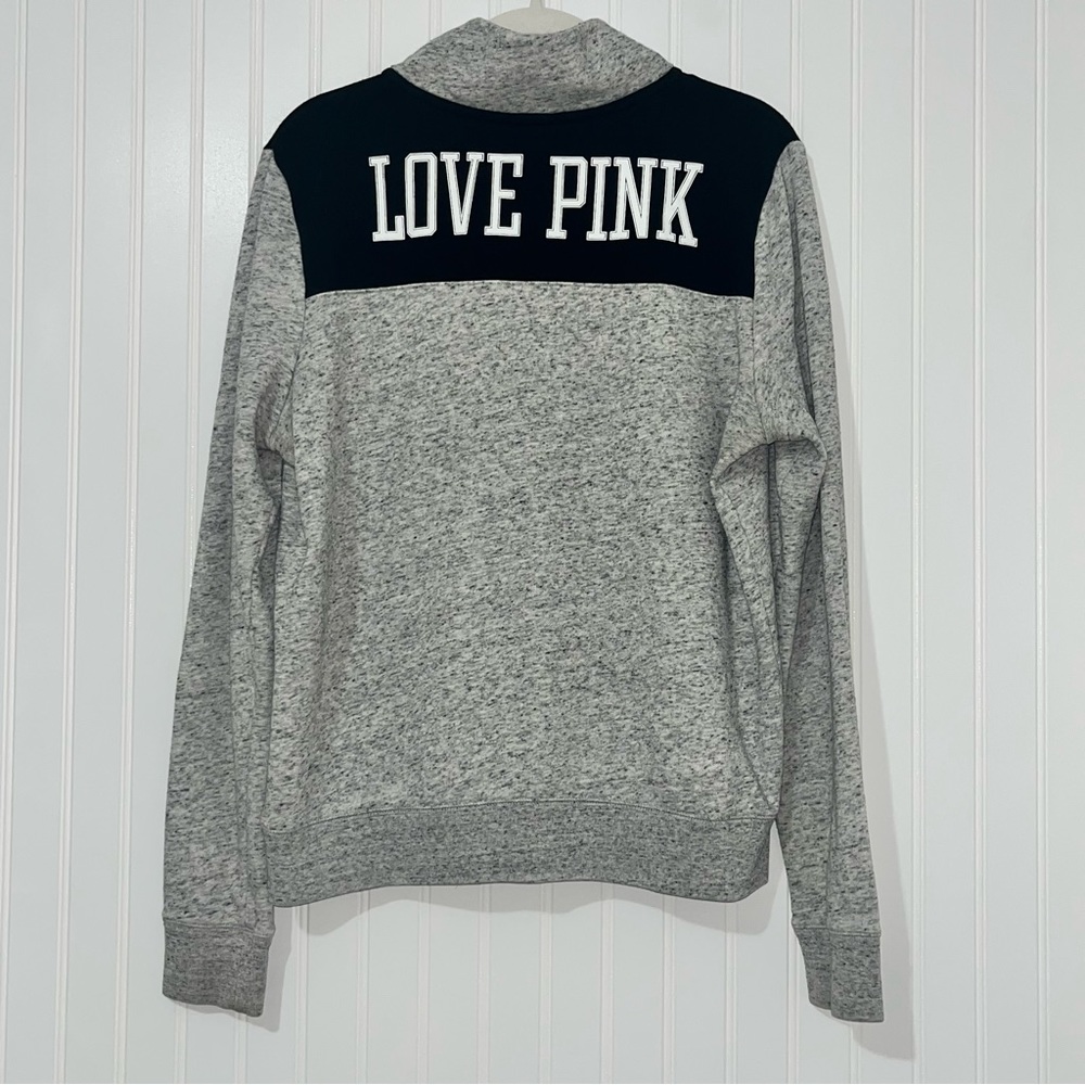 VS PINK size large quarter zip pullover - Picture 4 of 6